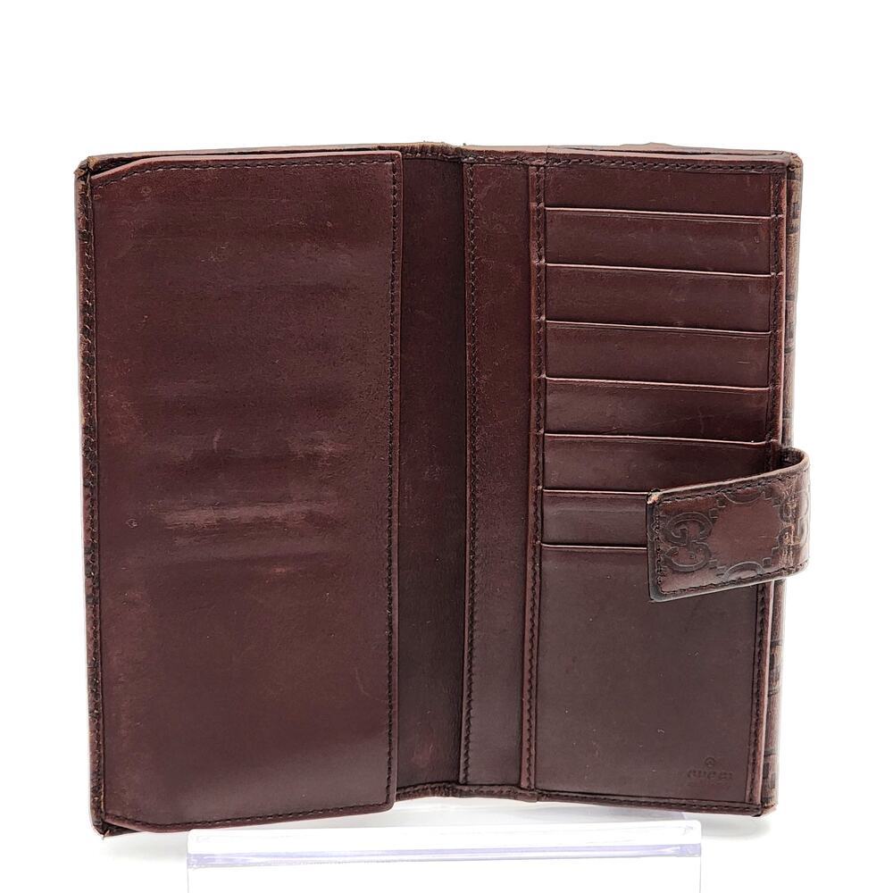 GUCCI Guccissima Margaux Calfskin Continental Flap Wallet - Picture 2 of 16